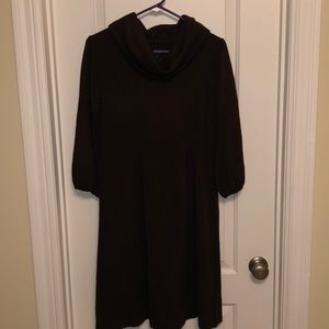 Brown sweater dress size large